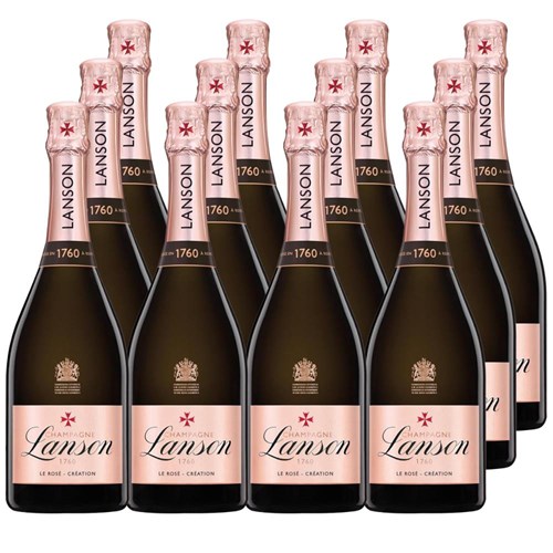 Lanson Le Rose Creation Champagne 75cl Case of 12 Champagne